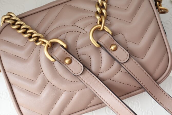 GG Marmont Leather Chain Shoulder Bag (SCG)