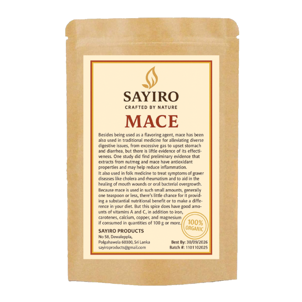 Mace Ceylon Spices Organic Cooking and Cocktail Ingredients 30g